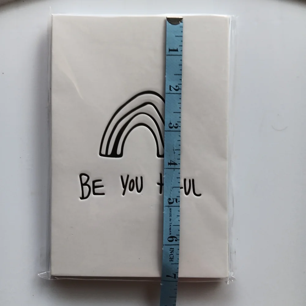 New Primitives by Kathy Be You Tiful Notecards & Envelopes Set of 8 Black White